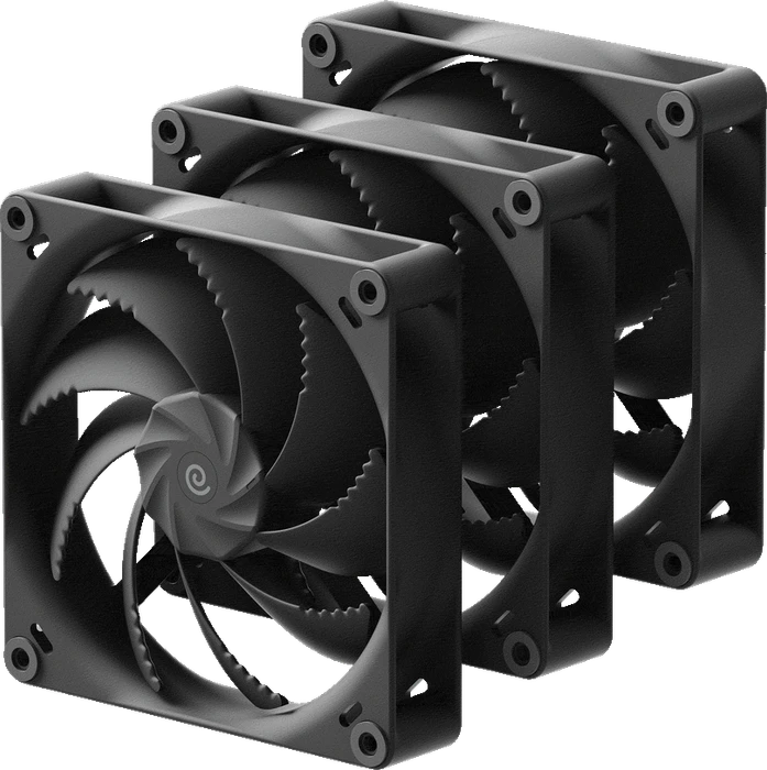 120x120x30mm HAVN H12 PWM Lüfter, 3er Pack, - schwarz