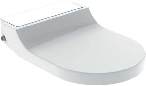 Geberit AquaClean Tuma Comfort Dusch-WC-Aufsatz 146270SI1 mit SoftClosing, Glas/weiß