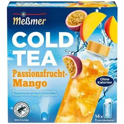 Meßmer 14 Beutel Cold Tea »Passionsfrucht-Mango« orange