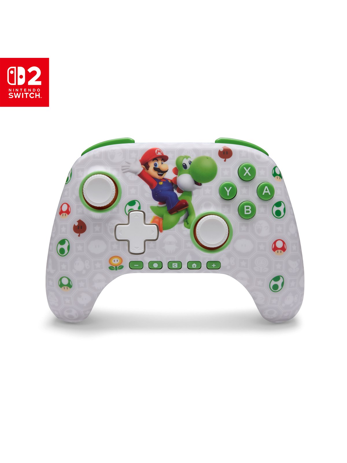 PowerA Kabelloser Advantage-Controller für Nintendo Switch 2 - Mario & Yoshi