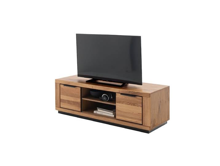 TV-Lowboard Wildeiche massiv geölt 163 cm - GRENO