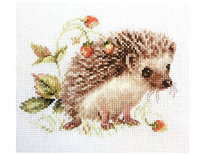 Alisa Kruissteek Kit - Egel en Aardbeien