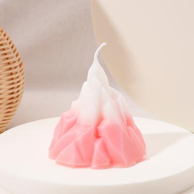 On Spot Shop Smokeless Aesthetic Candle Scented Candles Decoration Christmas Handmade DIY Home Room Decor Tools Accessories pink Iceberg