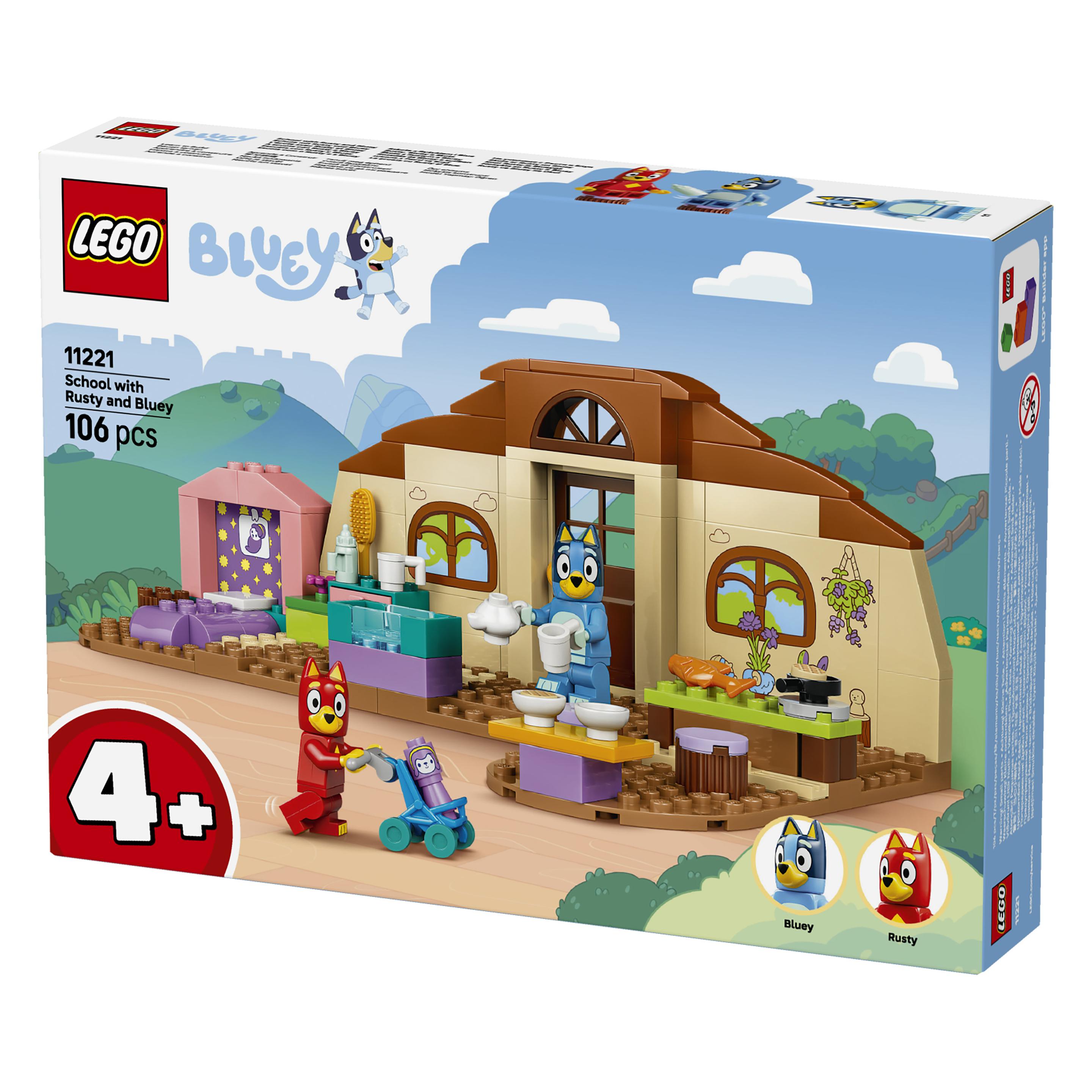 LEGO Schule mit Rusty und Bluey (LEGO Bluey) (11221)