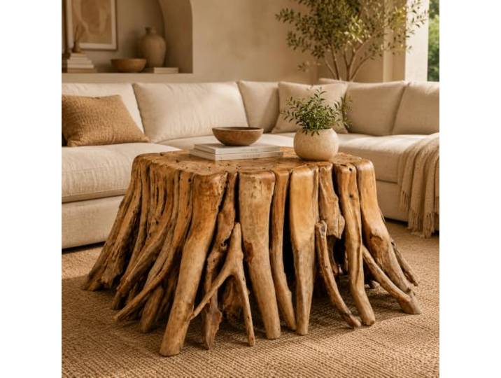 Möbel Bressmer Couchtisch FINCA Couchtisch Holz,Massivholz Design Tisch Treibholz, Handarbeit