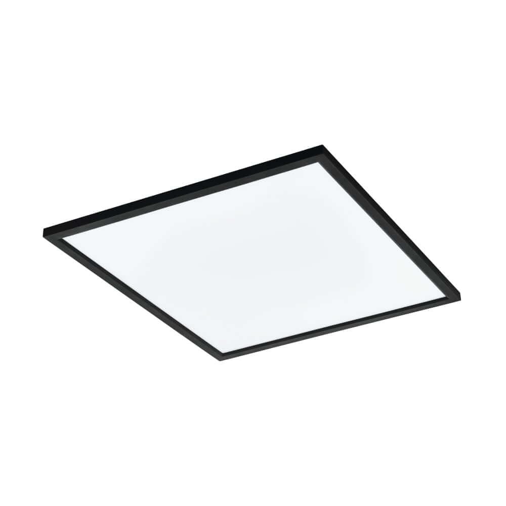 Eglo Salobrena-Z Zigbee Slimme LED Plafondlamp zwart/wit B: 59,5 cm x D: 59,5 cm