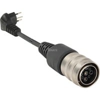 Sicherheitsadapter JUICE CONNECTOR, T13 (CH) CELSIUS schwarz, für JUICE BOOSTER 2, mit Temperatursensor