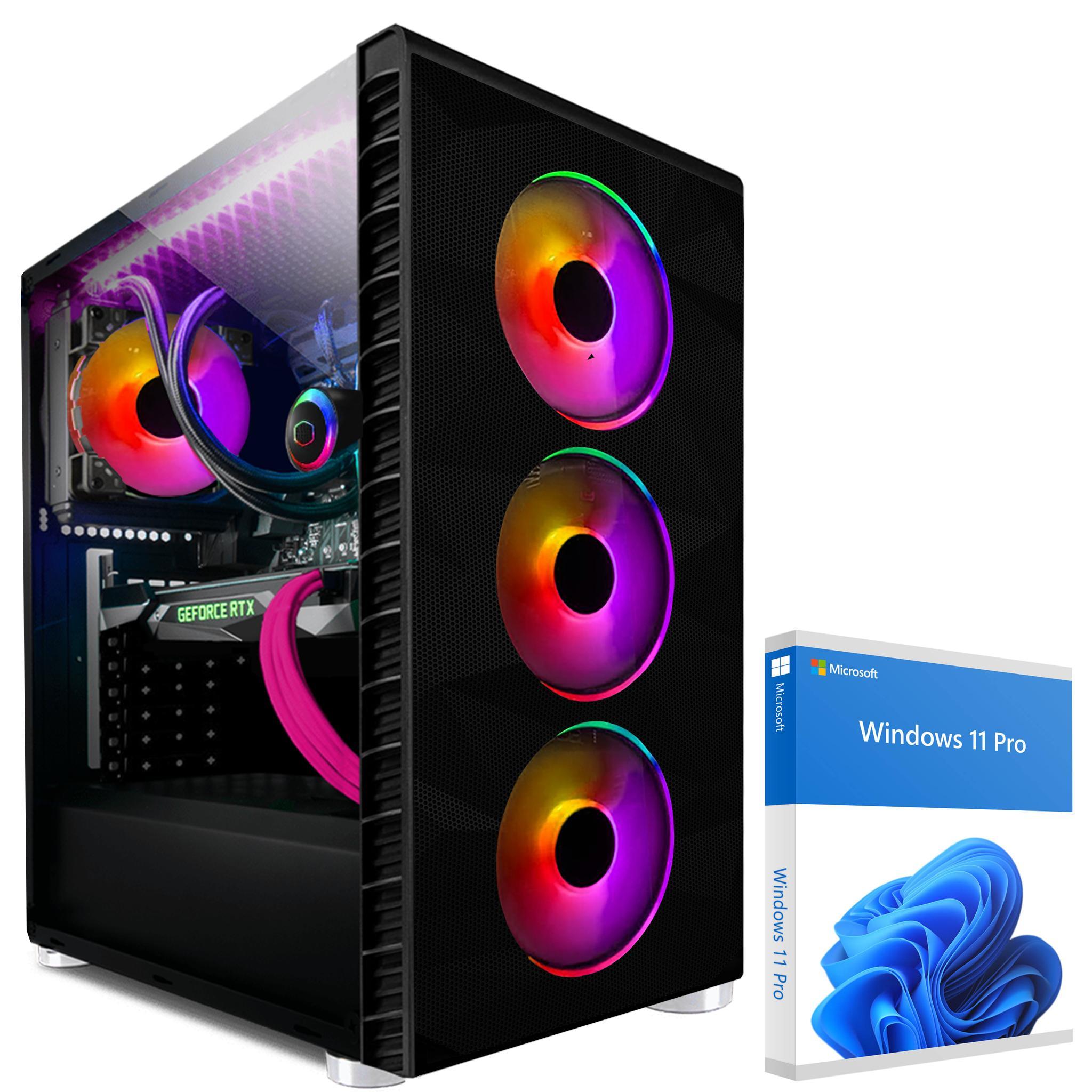 KRAFTPC High End Gaming-PC Intel Core i9 12900KF - Nvidia GeForce RTX5070 Ti 16GB - 2TB M.2 SSD - 64GB DDR4 - Windows11 - WLAN - Gamer PC