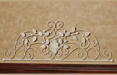 Touch of Class Perry Door Topper Ivory , Ivory
