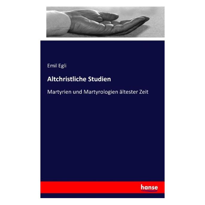 Hansebooks Altchristliche Studien (55881247)