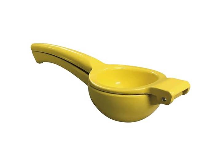 Victoria Presse-Agrumes Manuel\, Presse-Citron en Fonte d'Aluminium\, Extraction Maximale du Jus pour Cuisine\, Bar\, Restaurant\, Grand\, Jaune