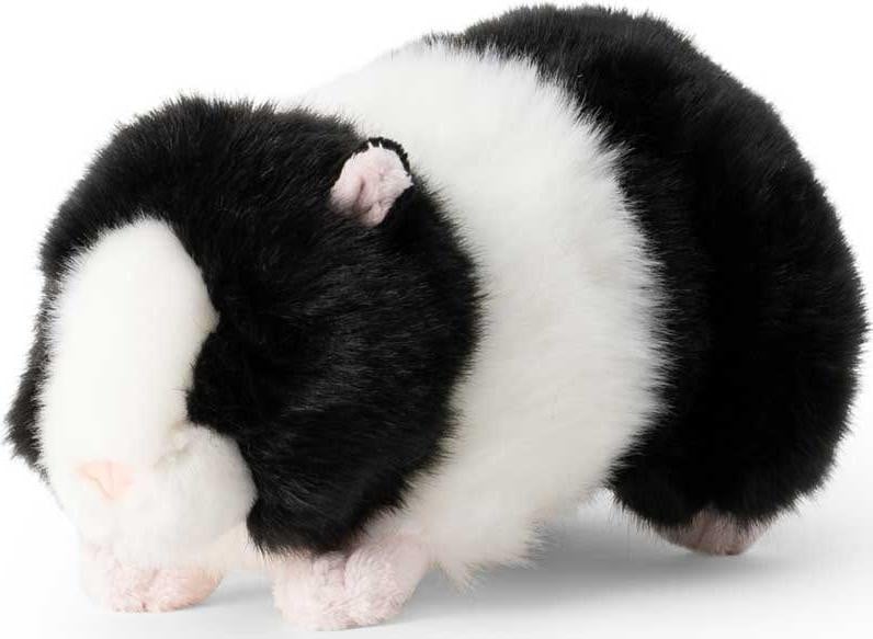 Tobar Animigos Pluche knuffel cavia zwart-wit