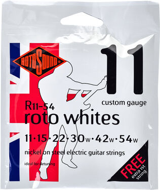 Rotosound Whites 11-54 Nickel Strings