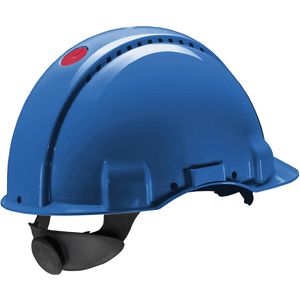 3M Schutzhelm Peltor G3000, G30NUB, EN 397, mit 4-Punkt-System, Größe 53-62, blau