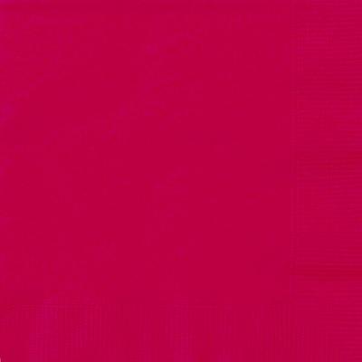 20 grosse Servietten rot 33 x 33 cm