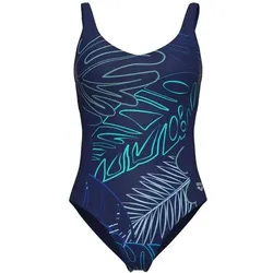 ARENA Damen Badeanzug W SWIMSUIT MIA WING BACK, Größe 42 in Blau Blau