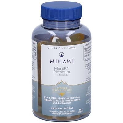 Minami MorEPA Platinum Weichkaps Ds 60 Stk St Weichkapseln