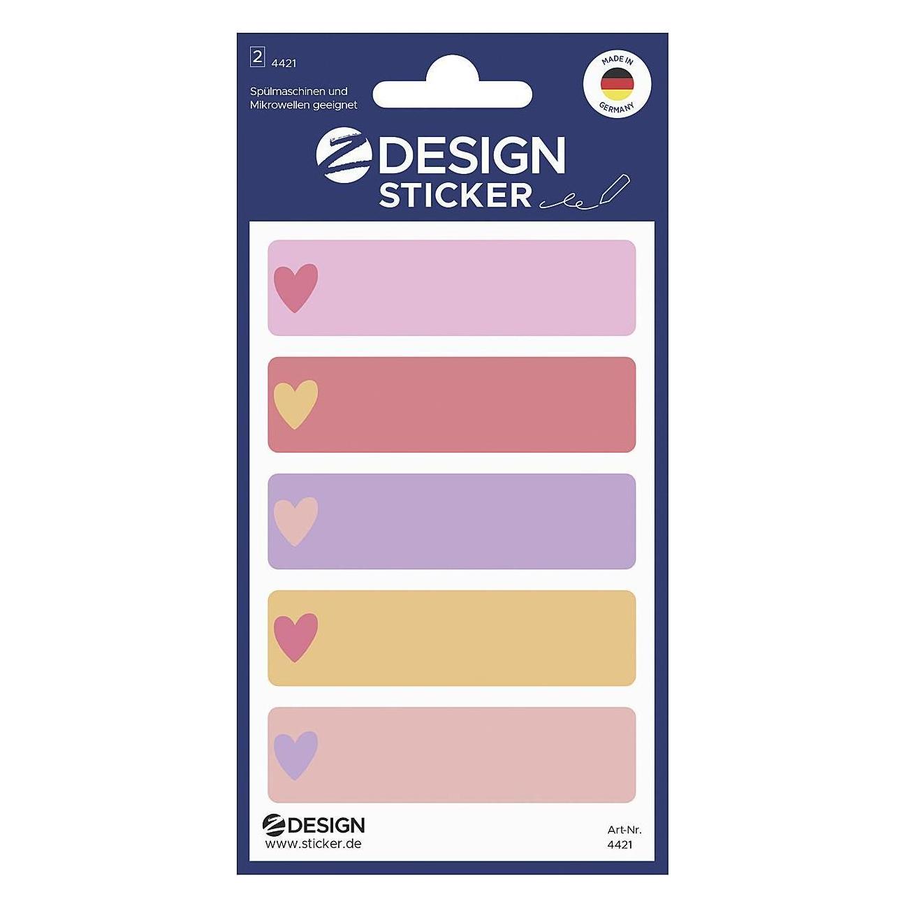 Z-Design Sticker zum Beschriften (4421) Mindestbestellmenge: 10 Stück