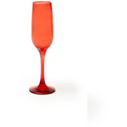 Excelsa Set Mit 6 flöten Burano Glas 25 cl Rot