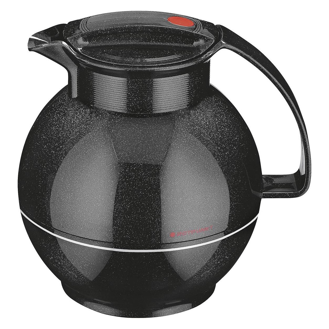 Rotpunkt Isolierkanne 360 Sissy 1,0 l Zweifunktions-Drehverschluss BPA Frei- gesundes Trinken Made i (1 l) (ROTPUNKT)
