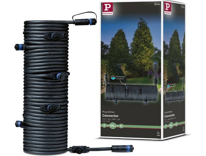 Paulmann Plug & Shine Kabel 15m 7 Ausgänge