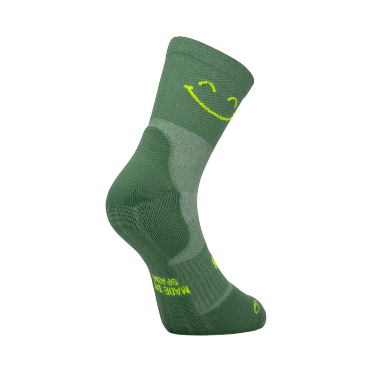 Meias Sporcks Run Ultralight Happy Mode Verde, Tamanho M Unisex