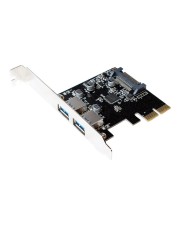 LogiLink PCI Express Card 2x USB 3.1 USB-Adapter PCIe 2.0 x2 x 2 (PC0080)