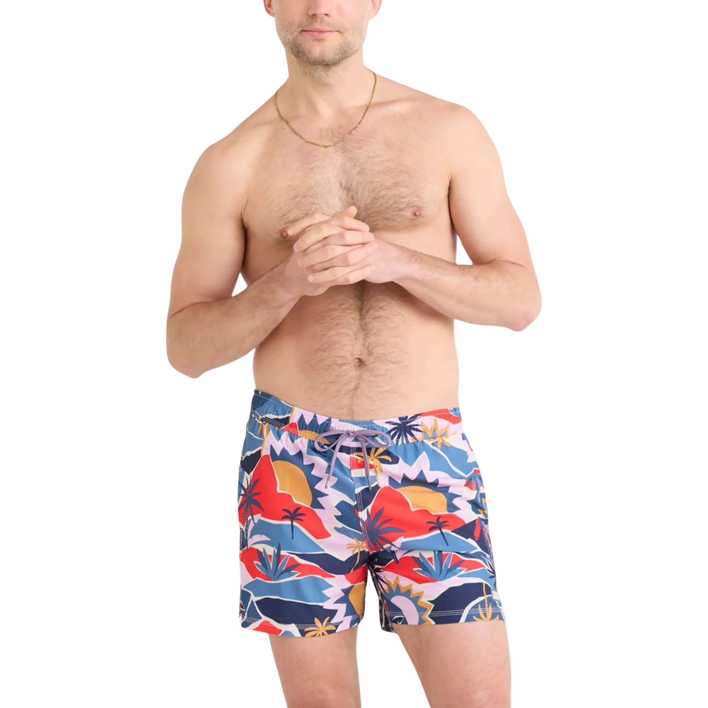 Saxx Underwear Oh Buoy 5 Badeshorts Herren Badeshorts mehrfarbig Größe S Lifestyle Elastisch