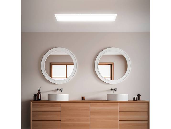 Plafonnier LED Halenta 7 x 78cm Blanc Aluminium thermopoudré Module LED