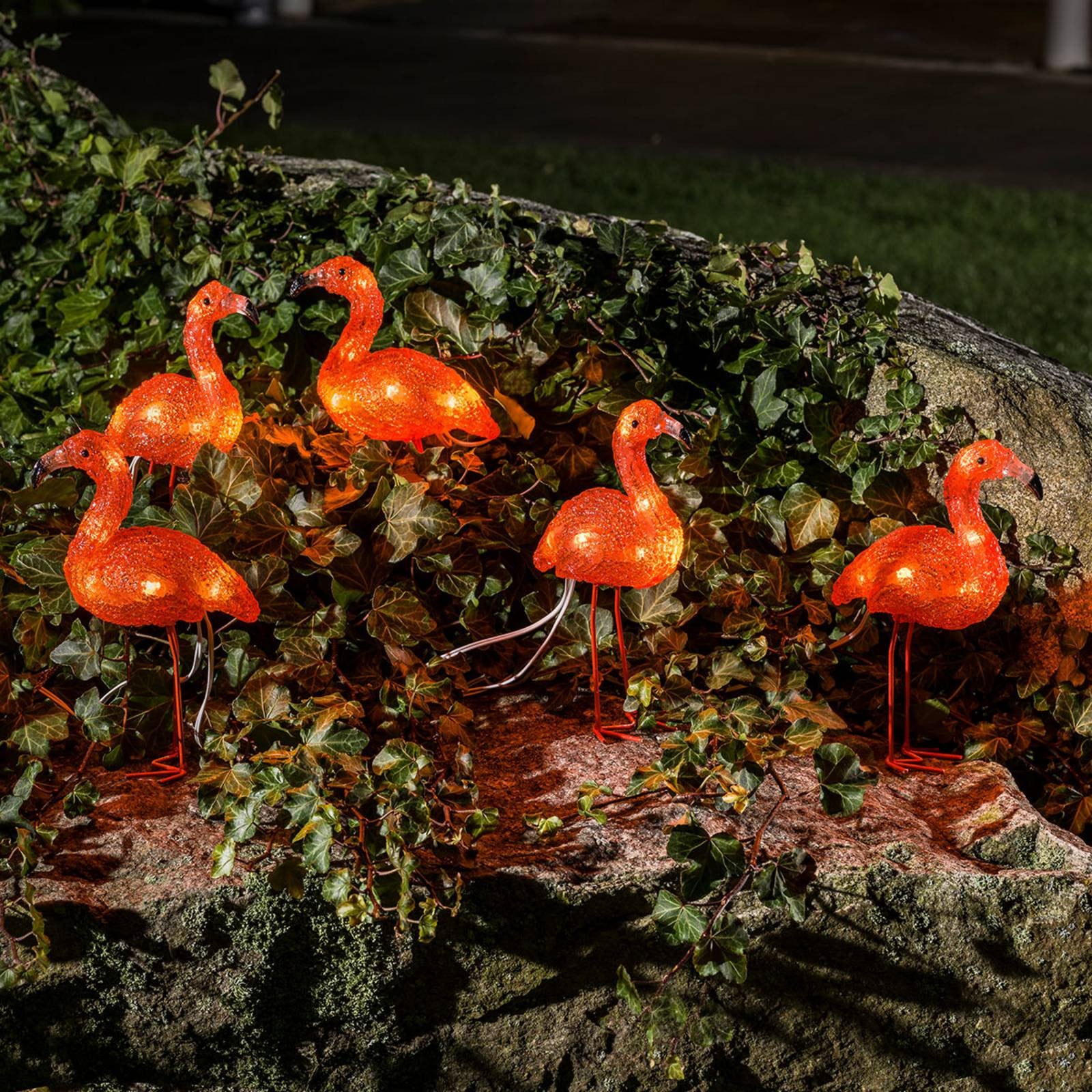 Konstsmide Season Set van 5 Moderne LED Sfeerlampen, Wit, Kunststof