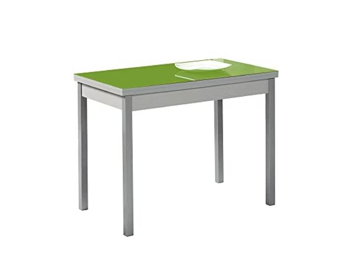 ASTIMESA Küchentisch, Metall, Grün, 90 x 50 cm - ausgezogen 140 x 50 cm