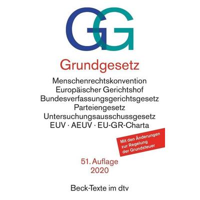Grundgesetz, Taschenbuch von , dtv
