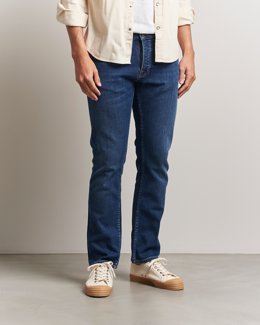 Nudie Jeans Grim Tim Jeans Indigo Myth men W31L34 Blå