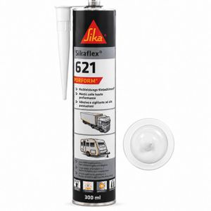 Sika Sika Dichtmasse  flex 621, 300ml, universal, weiß, für innen & außen, witterungsbeständig