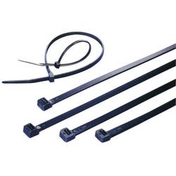TRU COMPONENTS TC-9379636 Kabelbinder 240 mm 7.60 mm Schwarz UV-stabilisiert 100 St.