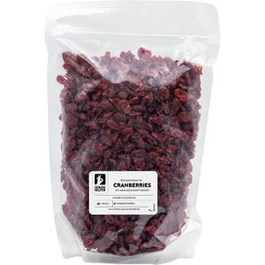 Bremer-Gewürzhandel Trockenfrüchte Cranberries, ungeschwefelt, getrocknet, gesüßt mit Ananasdicksaft, im Beutel, 1 kg
