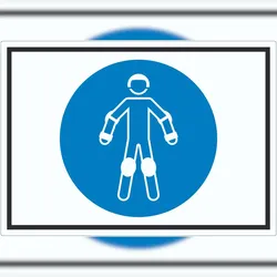 HB-Druck Schutzausrüstung für Rollsport benutzen Symbol Aufkleber A6 (105x148mm)