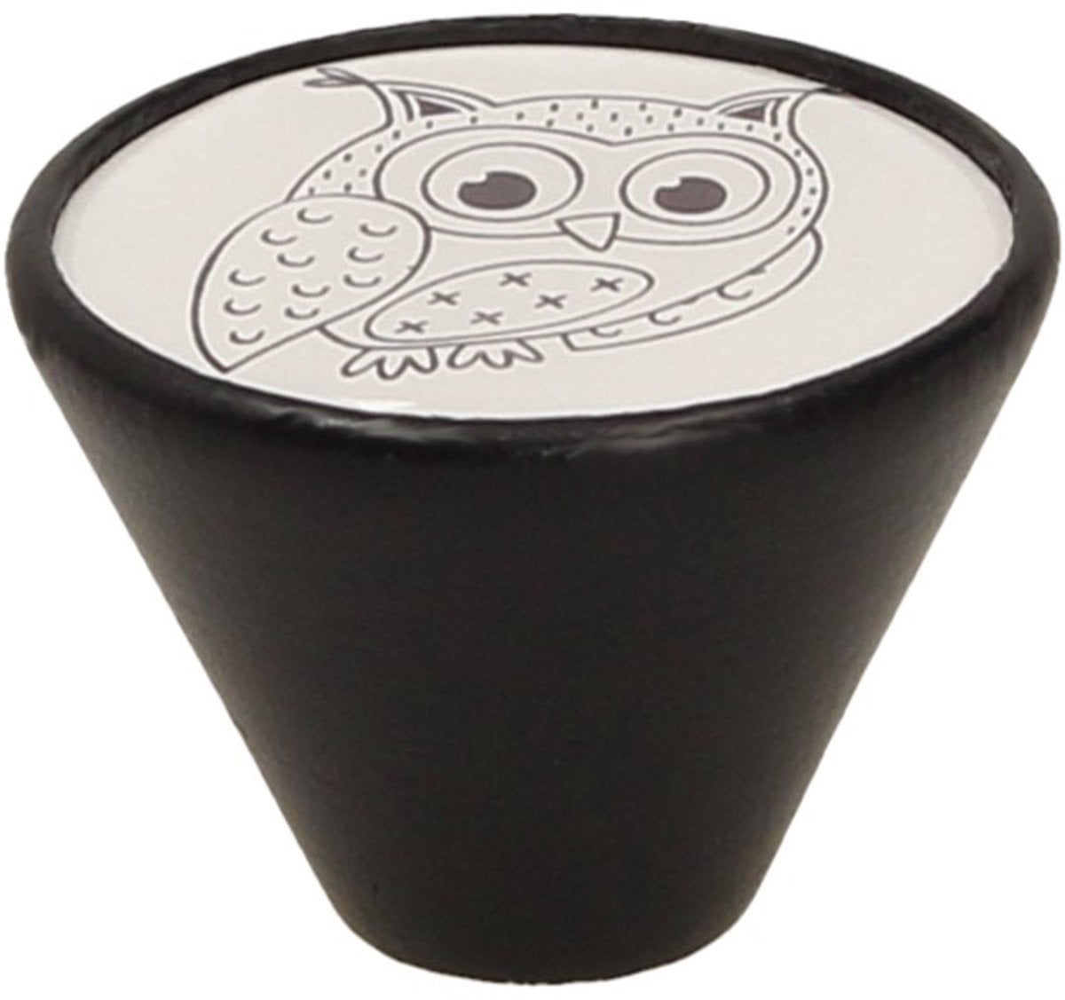 Gamet Serie GD09 Meubelknop Zwart Mat Uildecor
