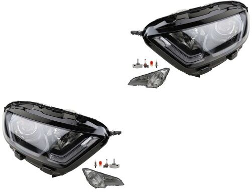 NP24 Scheinwerfer Set Xenon passend für Ford Ecosport 12/17- schwarz Nebel Leuchtm.