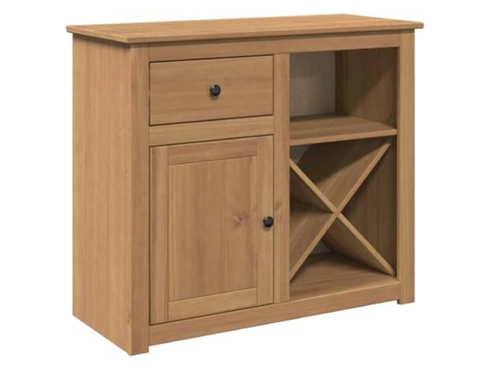 vidaXL Sideboard mit Schubladen Panama 93x40x80 cm Massivholz Kiefer