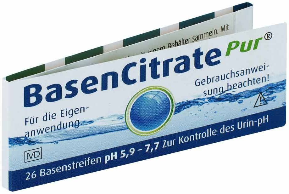 Basen Citrate Pur Basenstreifen 26stk