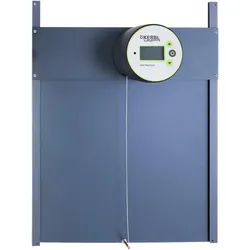 Kerbl Hobbyfarming Automatische Hühnertür Duo Pro Plus, Hühnerklappe, Kunststoff/Aluminium, Grösse L, Gehege