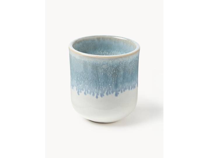 Tasses à expresso artisanales avec émail réactif Danza, 4 pièces