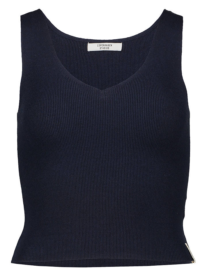 Copenhagen Studios Top in Dunkelblau - 40