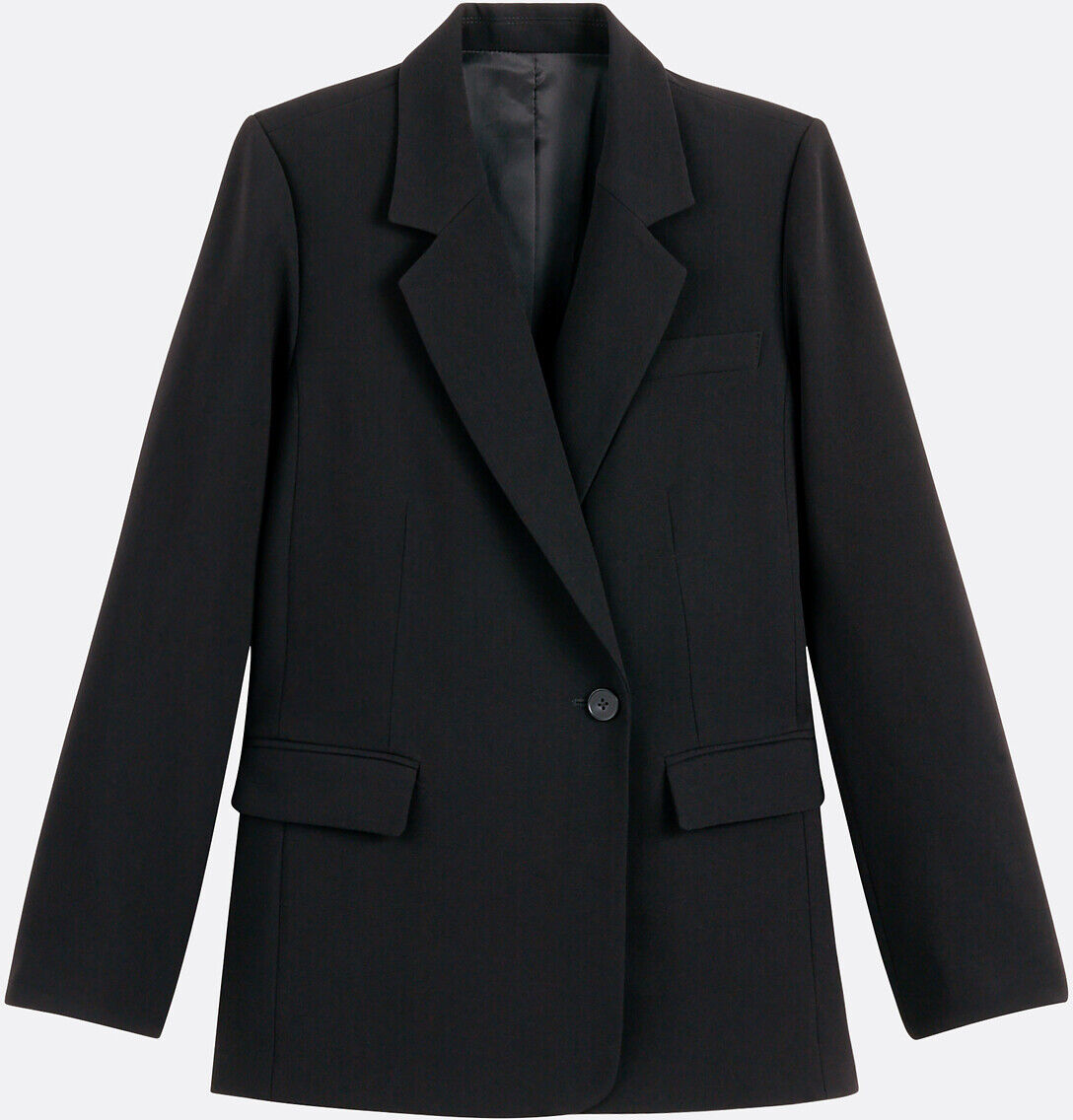LA REDOUTE COLLECTIONS Blazer long coupe oversize, boutonnage asymétrique