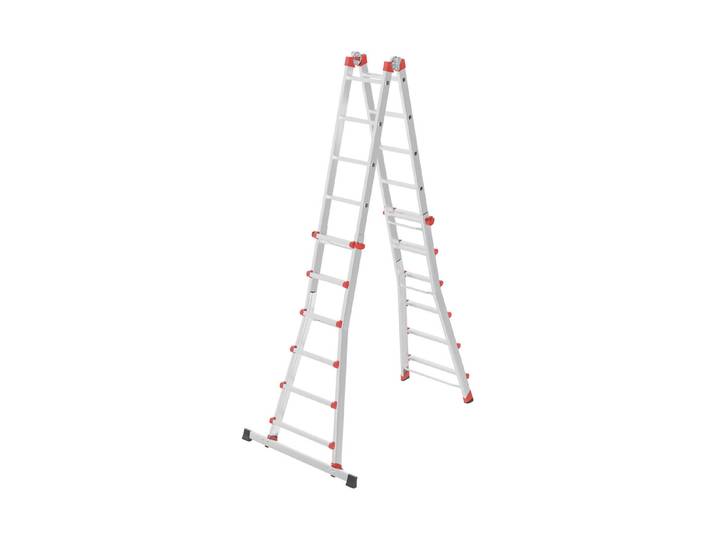 Hailo Teleskopleiter 4x6 Stufen