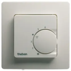 Theben 7480131 UP-Raum-Thermostate für Heizen bzw. Kühlen, m. Rahmen RAMSES 748 RA