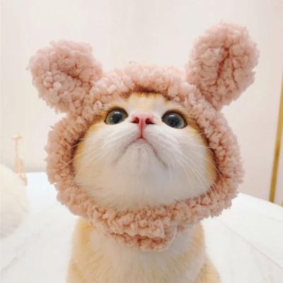 Uplift Essentials Adorable Lion Mane Pet Transformation Cap pink Bear
