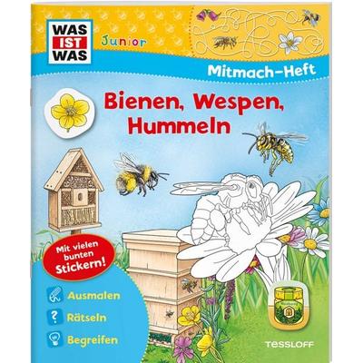 WAS IST WAS Junior Mitmach-Heft Bienen, Wespen, Hummeln, Geheftet von Stefan Lohr, Tessloff Verlag Ragnar Tessloff GmbH & Co. KG, 978-3-7886-7581-3