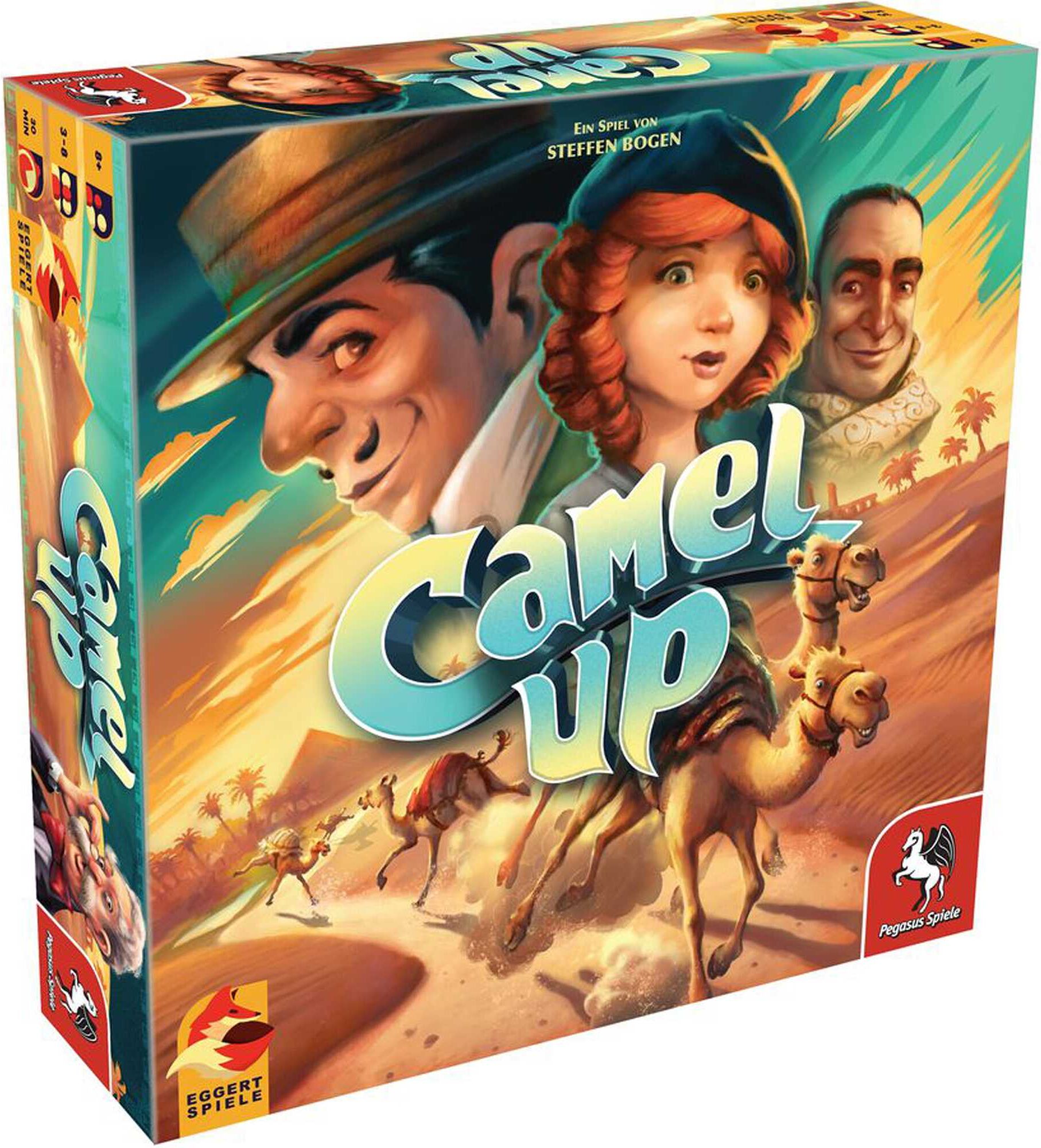 Camel Up (Second Edition) - Family Board Game for 2-6 Players, Ages 8+, by Plan B Games